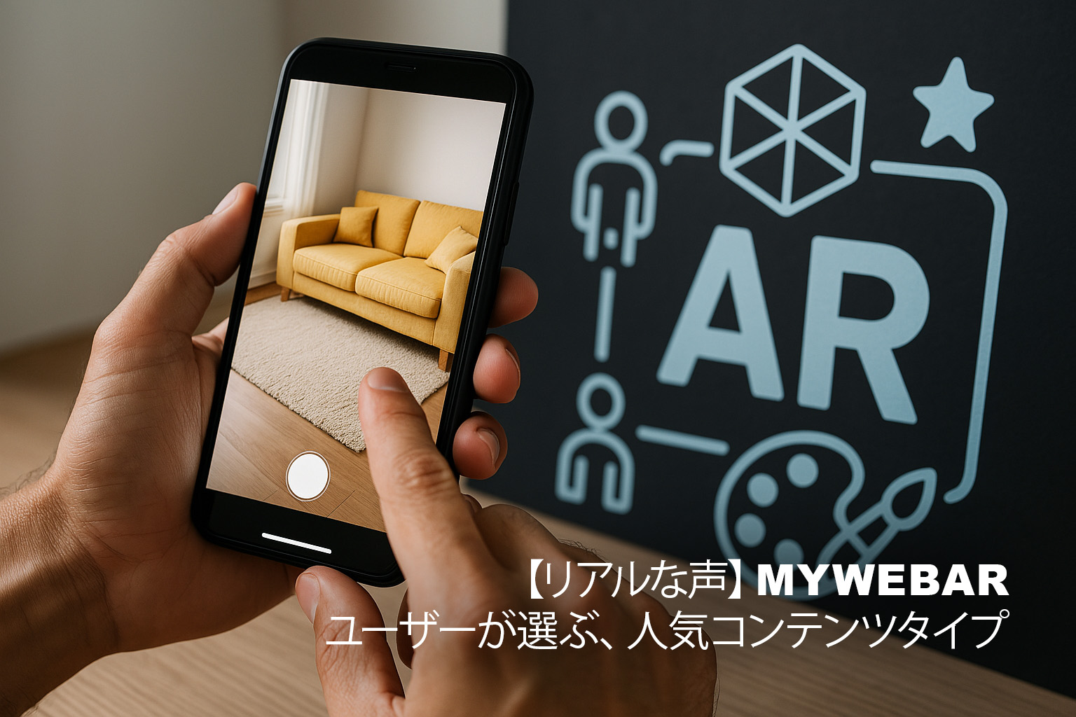 【リアルな声】MyWebARユーザーが選ぶ、人気コンテンツタイプ